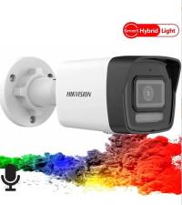 HIKVISION DS-2CD1041G2-LIUF 4MP 2.8MM 30 METRE IR SMART HYBRID LIGHT DAHİLİ MİKROFON IP BULLET KAMERA - 1